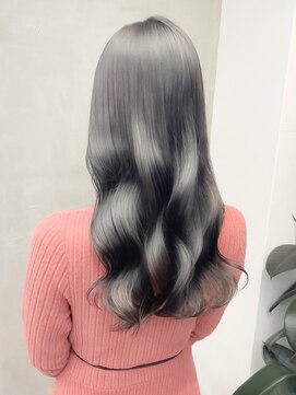 ハートクリップノーティス 天理店(HEART CLIP Notice) 20代30代透明感◎ブリーチなしグレージュ×ウェーブ巻き髪