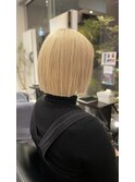 ☆切りっぱなしハイトーンボブ☆