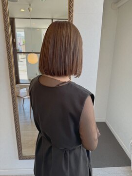 レターバイノベル(letter by novel) 大人ショートボブ丸みショートマッシュショートカット前髪あり