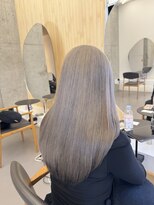 スト 静岡鷹匠(sto) 着物ヘア/ダークアッシュ/ミディアムレイヤーカット/静岡鷹匠