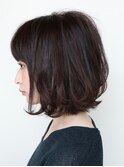 暗髪ボブショートスタイル[中山駅]