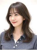 ミディアム/ロング/レイヤーカット/顔周り/10代20代30代/表参道