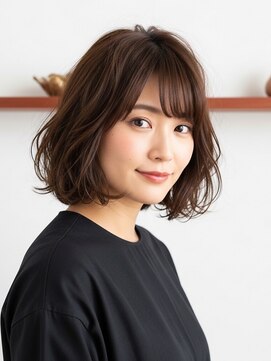 ヴィスコ 上福岡(visco) コテ巻き風パーマ