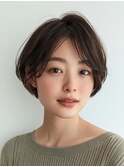 ハッシュカット/グレージュ/デザインカラー/大口新子安白楽鶴見