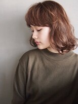 コス(kos) 秋ヘア*マロンブラウンと大きめウェーブ