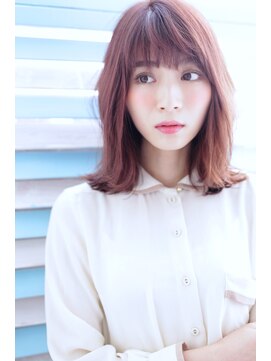 オウル(Owll) 【DISHEL】大人上品艶髪 ピンクアッシュ 小顔バンク