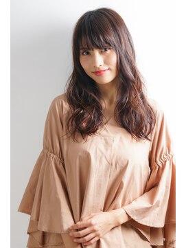 クルー(Creww KYOTO) 大人のぱっつんバングなロングスタイル