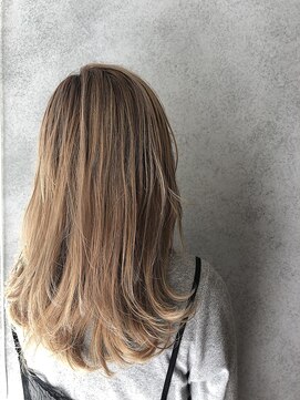 ヘアサロンエムフィス 池袋東口(HAIR SALON M Fe's) 外ハネボブ/アッシュブラウン/ネオウルフ/デザインカラー