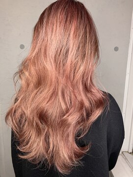 遊人セントラル(CENTRAL) [心斎橋/難波］ハイライトで創るオレンジピンク ☆