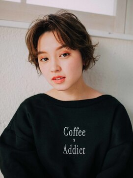 美容室 リズヘアー 稲毛店(Riz hair) ガーリーセンターショート【稲毛】