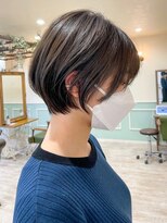 ラボヌールヘアーノーブル 新越谷店(La Bonheur hair noble) 【noble高橋】くびれ大人ショートボブ【新越谷美容室】