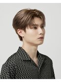 韓国風センターパート韓流マッシュ刈り上げ