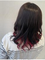 ヘアポジション 大曲飯田店(HAIR Position)&nbsp;インナーカラー♪チェリーレッド