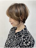 【渡辺】ショートグラデーションカラーペールベージュ