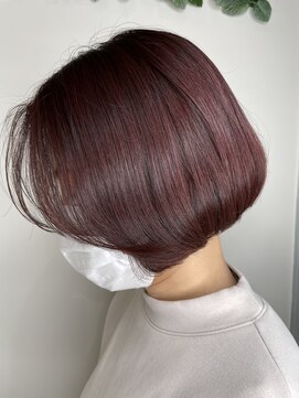ジーナ 勝どき(Zina) ボブ／ローズカラー／イルミナカラー／髪質改善