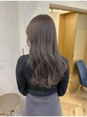 ゆるふわシークレットハイライト透明感グレージュ