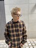 メンズカット＋メンズブリーチWカラー ￥17000