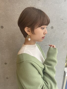 アッシュ 日暮里店(Ash) [乾かすだけでOK］小顔ショートボブ