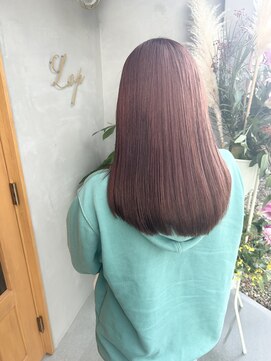 ロプ(Lop) ピンクオレンジカラー艶スタイル