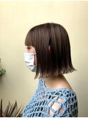 お客様スタイル162【ぱつっとボブ】坂本拓也ショートボブ