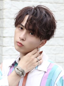 オーシャントーキョーウエスト 心斎橋 (OCEAN TOKYO WEST) 波巻きパーマメンズツイストスパイラルパーマツーブロック