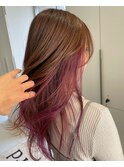 【nakajima】インナーカラー×pink