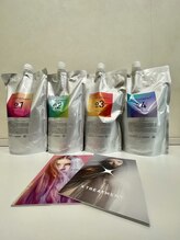 サロンケアも充実一人ひとりの髪質に合わせて好みに合った質感を！