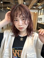 ディッセンバー 神宮前(December)&nbsp;ボブパーマ /レイヤーカット/前髪パーマ/レッドブラウン
