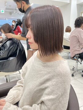 アッシュ 下北沢店(Ash) あご下外はねボブ