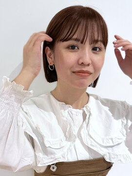 ローネス(LONESS) ストンと落ちる!!丸くならない切りっぱなしボブ