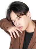 ニュアンスパーマセンターパートバレイヤージュコンマバング韓国