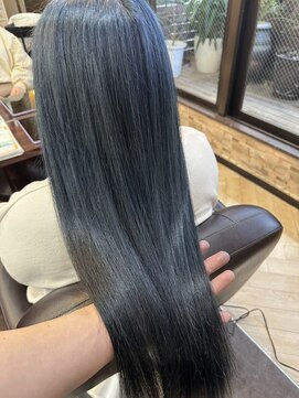 キャラ シャローネ 池袋(Chara Chalone) ネイビーカラー/ダブルブリーチ/【たいし】