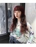 【土日限定】ステップボーンカット+ダメージレスパーマ15400円