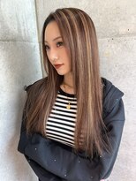 ロンドメリア 天神大名店(Lond Melia) イメチェンヘアスタイル美髪のススメワイドバングブルーブラック