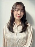 ゆるっとワンカールロングヘア*ロングレイヤーカット*面長解消1