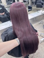 ペレ 栄店(PELE)&nbsp;ホワイトグレージュ/デジタルパーマ/チェリーブラウン/栄