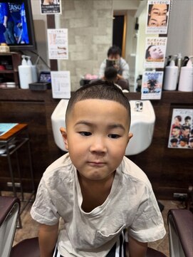 ストローヘアー(STRAW hair) クロップスタイル　スキンフェード　ボウズ