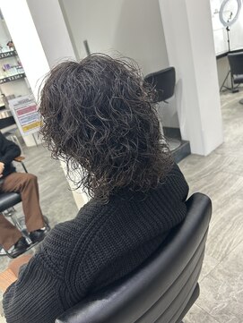 ネクスト 静岡店(NEXT) ウルフカット　スパイラルパーマ