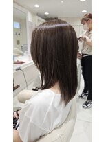 アッシュ 二俣川南口店(Ash) ◆セミロング/白髪ぼかしハイライトデザイン/グレージュ