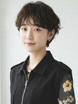 キビト(kibito)&nbsp;新宿若松河田ショートボブパーマショートパーマ20代30代40代