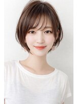 ルエ(rue)&nbsp;大人ショートボブ丸みショートカットマッシュショート前髪あり