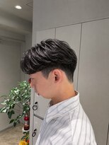 ガウディ 池袋店(Gaudi)&nbsp;【メンズフェザーパーマ】立体感と束感を両立したスタイル