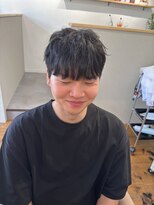 ハクア(HAKUA) 韓国風シャドウパーマ×マッシュ