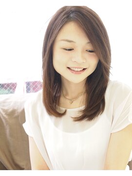 ヒップスデコ(Hip's deco) 【大宮Hip's 】たっぷりのツヤと柔らかさ♪上品愛されセミディ☆