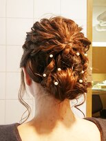 ヘアーサロン ニュアンス(HAIR SALON nuance)&nbsp;カジュアル編み込みヘアアレンジ
