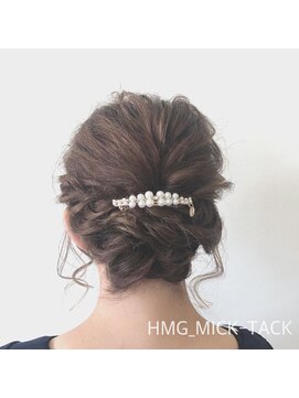 ミックタック(MICK TACK) お呼ばれアップスタイル