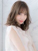 ローレン(LOREN)&nbsp;＊LOREN＊柔らかアッシュブラウン大人かわいい毛先パーマ