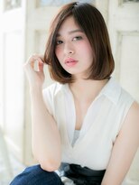 クオーレ ヘア アンジュ 水戸店(CUORE HAIR ange)&nbsp;*ange水戸*…綺麗もカワイイも♪オリーブベージュ小顔ミディa