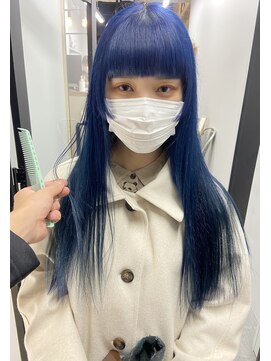 ヌープヘアーアイス(NUUP.hair ici) navy blue × wolf