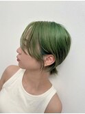 ライトグリーンショート
